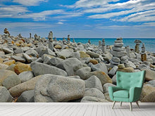 Load image into Gallery viewer, Photo Wallpaper Many stacks of stones