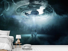 Load image into Gallery viewer, Photo Wallpaper Caution UFO