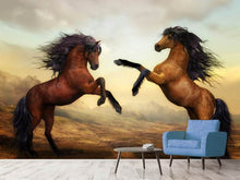 Load image into Gallery viewer, Photo Wallpaper Two wild horses