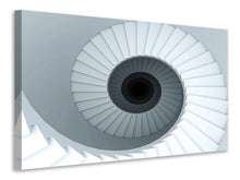 Load image into Gallery viewer, Canvas print 3D Spiral Staircase