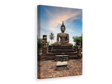 Load image into Gallery viewer, Canvas print Buddha Statue at Dusk