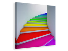 Load image into Gallery viewer, Canvas print Colorful Stairs
