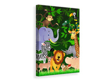 Load image into Gallery viewer, Canvas print Jungle Safari