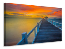 Load image into Gallery viewer, Canvas print A Wooden Bridge In The Far East