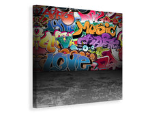 Load image into Gallery viewer, Canvas print Graffiti Writing