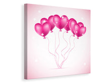 Load image into Gallery viewer, Canvas print Heart Balloons
