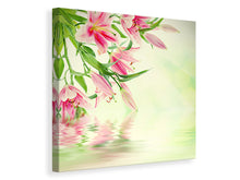 Load image into Gallery viewer, Canvas print Lilies On Water