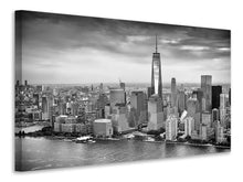 Load image into Gallery viewer, Canvas print Skyline Black And White Photography New York