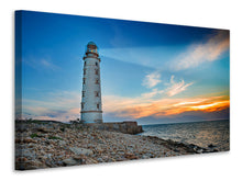 Load image into Gallery viewer, Canvas print Sunset At The Lighthouse