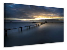 Load image into Gallery viewer, Canvas print Evening mood on the long jetty