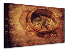 Load image into Gallery viewer, Canvas print Antique compass XL