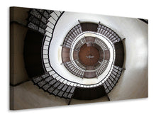 Load image into Gallery viewer, Canvas print Impressive spiral staircase