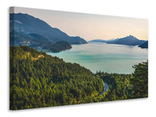 Load image into Gallery viewer, Canvas print Best view of the mountain lake