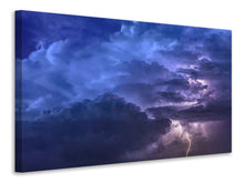 Load image into Gallery viewer, Canvas print Lightning in the sky