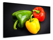 Load image into Gallery viewer, Canvas print Colorful peppers