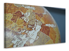 Load image into Gallery viewer, Canvas print Close up globe