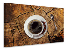 Load image into Gallery viewer, Canvas print The coffee is ready!