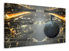 Load image into Gallery viewer, Canvas print The world is upside down