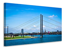 Load image into Gallery viewer, Canvas print Dusseldorf on the Rhine