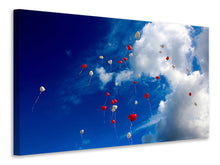 Load image into Gallery viewer, Canvas print A sky full of hearts
