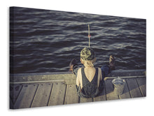 Load image into Gallery viewer, Canvas print A little fisherman