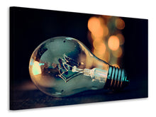 Load image into Gallery viewer, Canvas print A lightbulb
