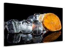 Load image into Gallery viewer, Canvas print Ice cubes with vitamin C