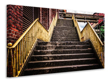 Load image into Gallery viewer, Canvas print Factory stairs