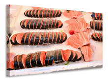 Load image into Gallery viewer, Canvas print fish market