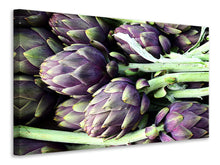 Load image into Gallery viewer, Canvas print Fresh artichokes