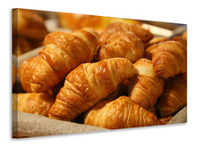 Load image into Gallery viewer, Canvas print Fresh croissants