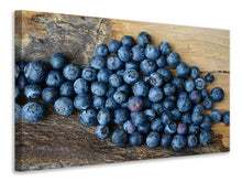 Load image into Gallery viewer, Canvas print Fresh blueberries