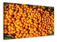 Load image into Gallery viewer, Canvas print Fresh mandarins