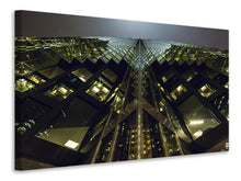 Load image into Gallery viewer, Canvas print Imposing architecture at night