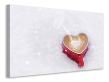 Load image into Gallery viewer, Canvas print Coffee and love