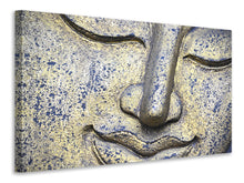 Load image into Gallery viewer, Canvas print Head of a Buddha in XXL