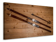 Load image into Gallery viewer, Canvas print Retro ski