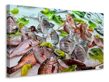 Load image into Gallery viewer, Canvas print Raw fish
