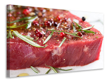Load image into Gallery viewer, Canvas print Raw meat