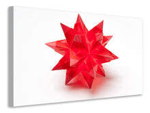 Load image into Gallery viewer, Canvas print Red christmas star