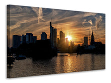 Load image into Gallery viewer, Canvas print Sunset on the skyline