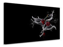 Load image into Gallery viewer, Canvas print Sparkling cherries