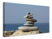 Load image into Gallery viewer, Canvas print Stone stack XXL