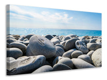 Load image into Gallery viewer, Canvas print Beach stones
