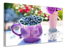 Load image into Gallery viewer, Canvas print Sweet blueberries