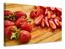 Load image into Gallery viewer, Canvas print Sweet strawberries