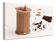 Load image into Gallery viewer, Canvas print Sweet chocolate smoothie