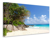 Load image into Gallery viewer, Canvas print Dream Beach Seychelles