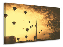 Load image into Gallery viewer, Canvas print Many hot air balloons