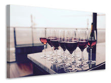 Load image into Gallery viewer, Canvas print Many wine glasses